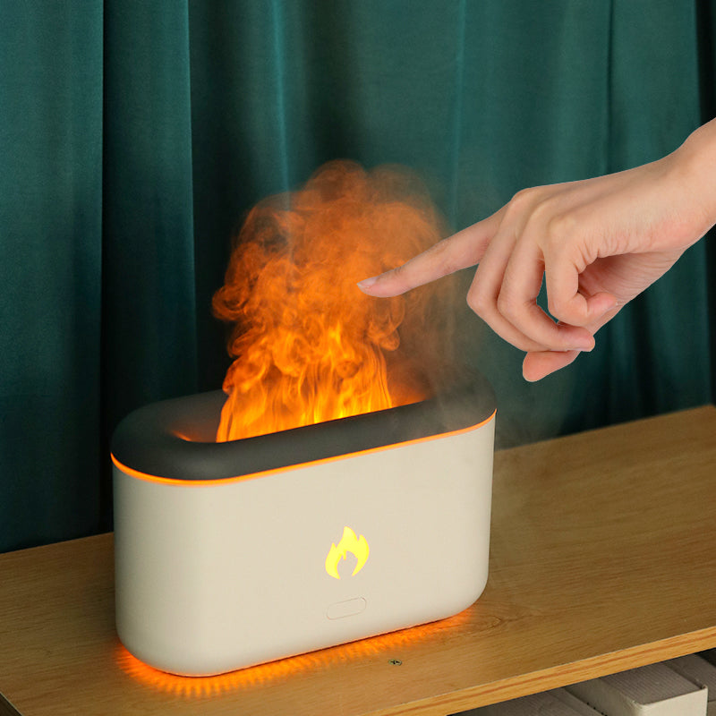 3D Flame Humidifier 300ML Ultrasonic Flame Aroma Diffuser