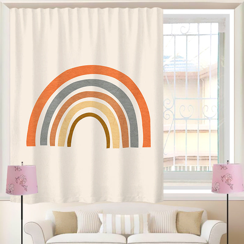 Household Nordic Minimalist Velcro Curtains