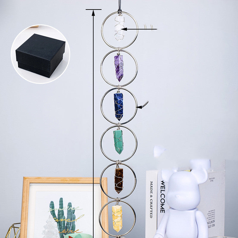 Home Fashion Crystal Original Stone Wind Chime Pendant