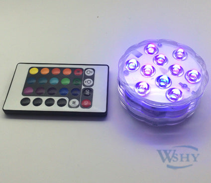 Light round candle lamp, LED for battery submersible lamp