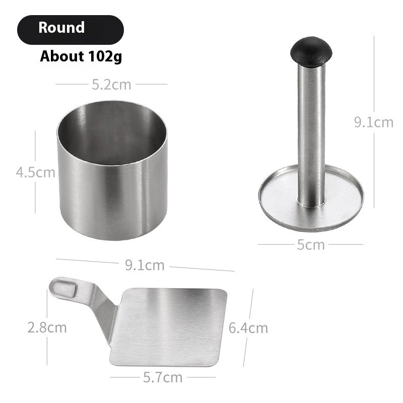 304 Stainless Steel Rice Ball Mold Food Grade Sushi Mold