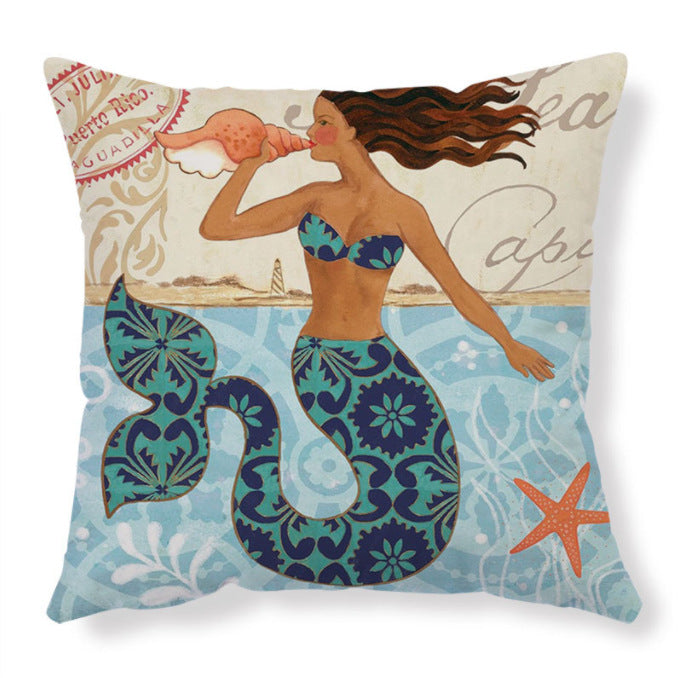 Cushion Covers Sea Turtle Printed Throw Pillow Cases