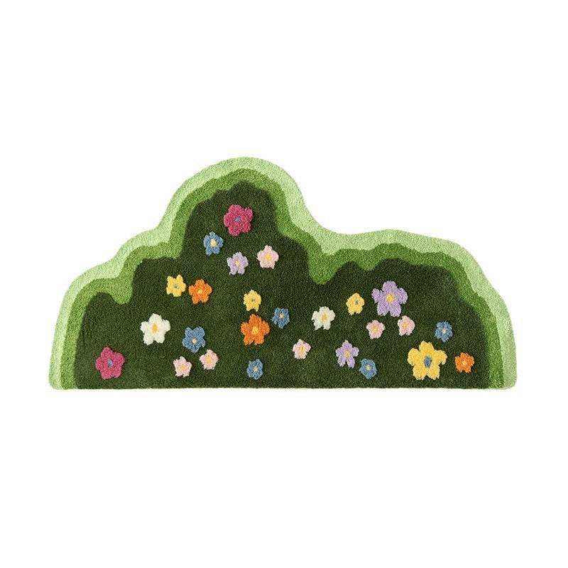 Living Room Carpet Plants Flower Bedroom Rug Soft Hallway