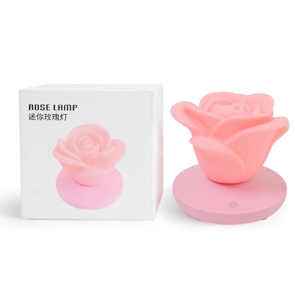 4 Colors Romantic Rose-shape Three Lighting Level Dimming Light