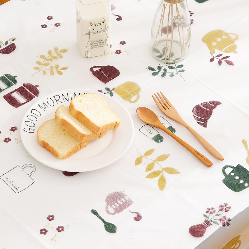 Pastoral waterproof and oil-proof table cloth disposable tablecloth