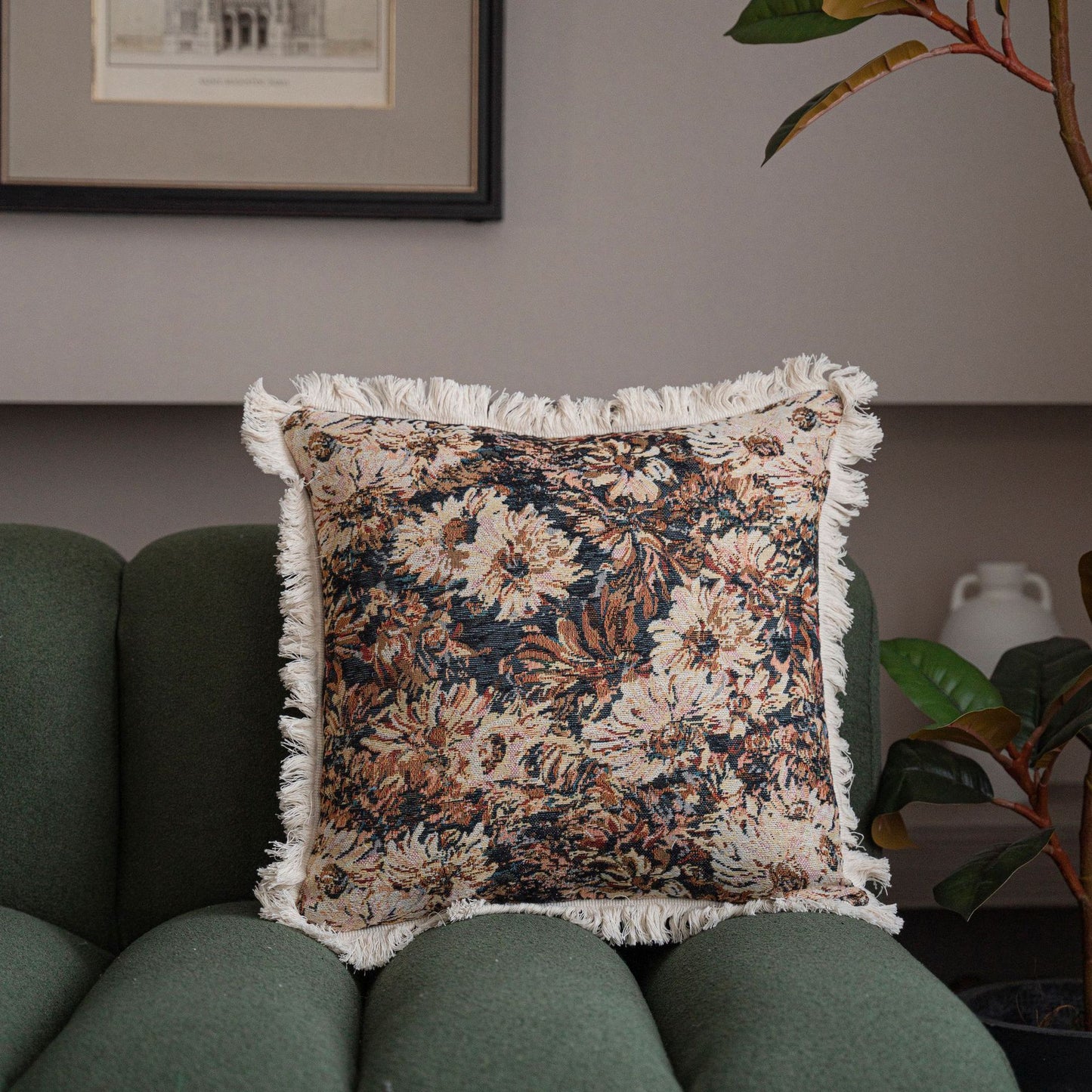 Jacquard Multicolor Sofa Pillow Cases