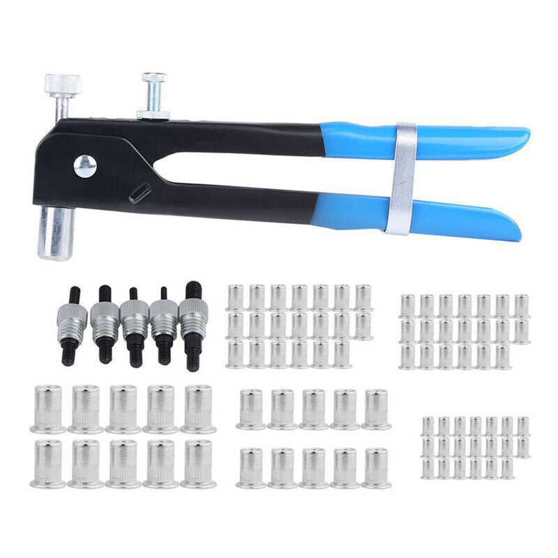 Manual riveter nut set