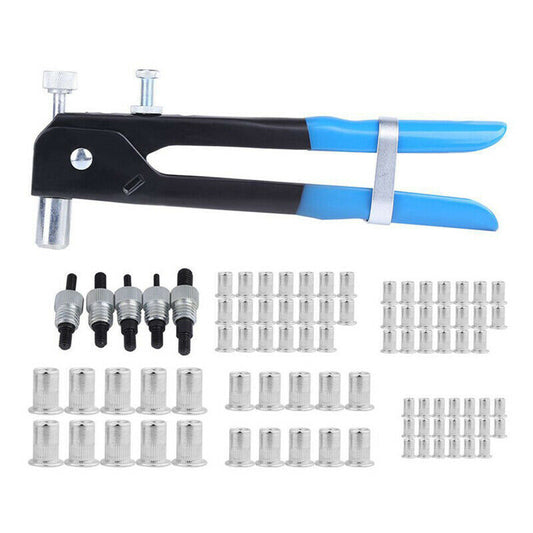Manual riveter nut set
