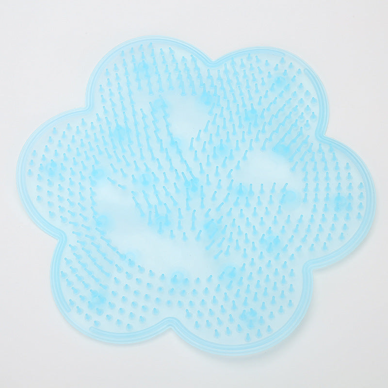 Silicone bathroom anti-slip massage pad