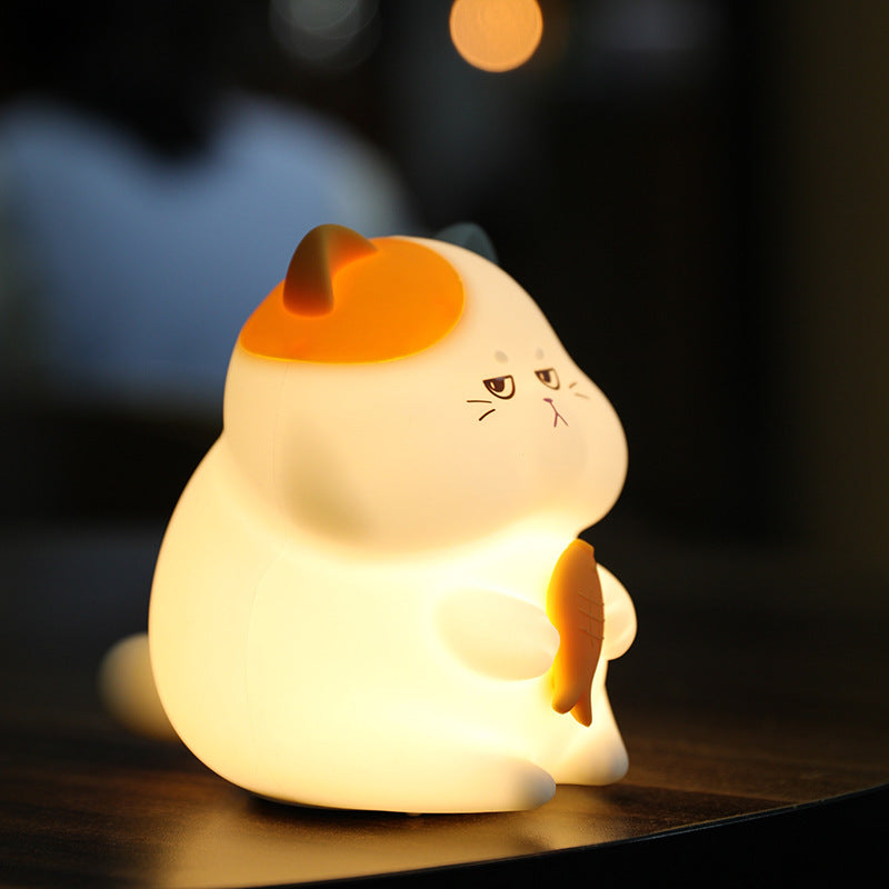 Greedy Cat Small Desktop Cartoon Creative Night Light