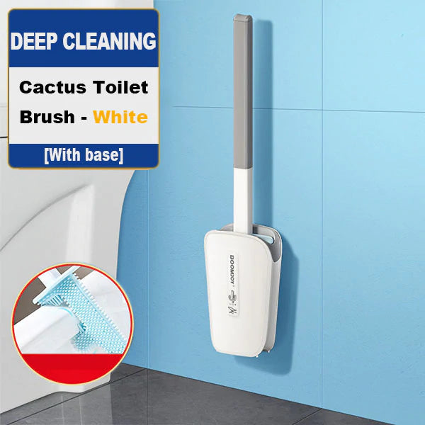 Household No Dead Corner Bathroom With Bucket Wall-mounted Cleaning Brush