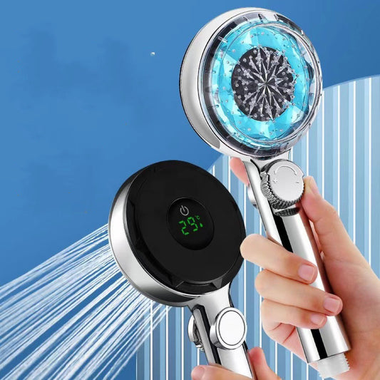 High Pressure Shower Head Temperature Digit Display
