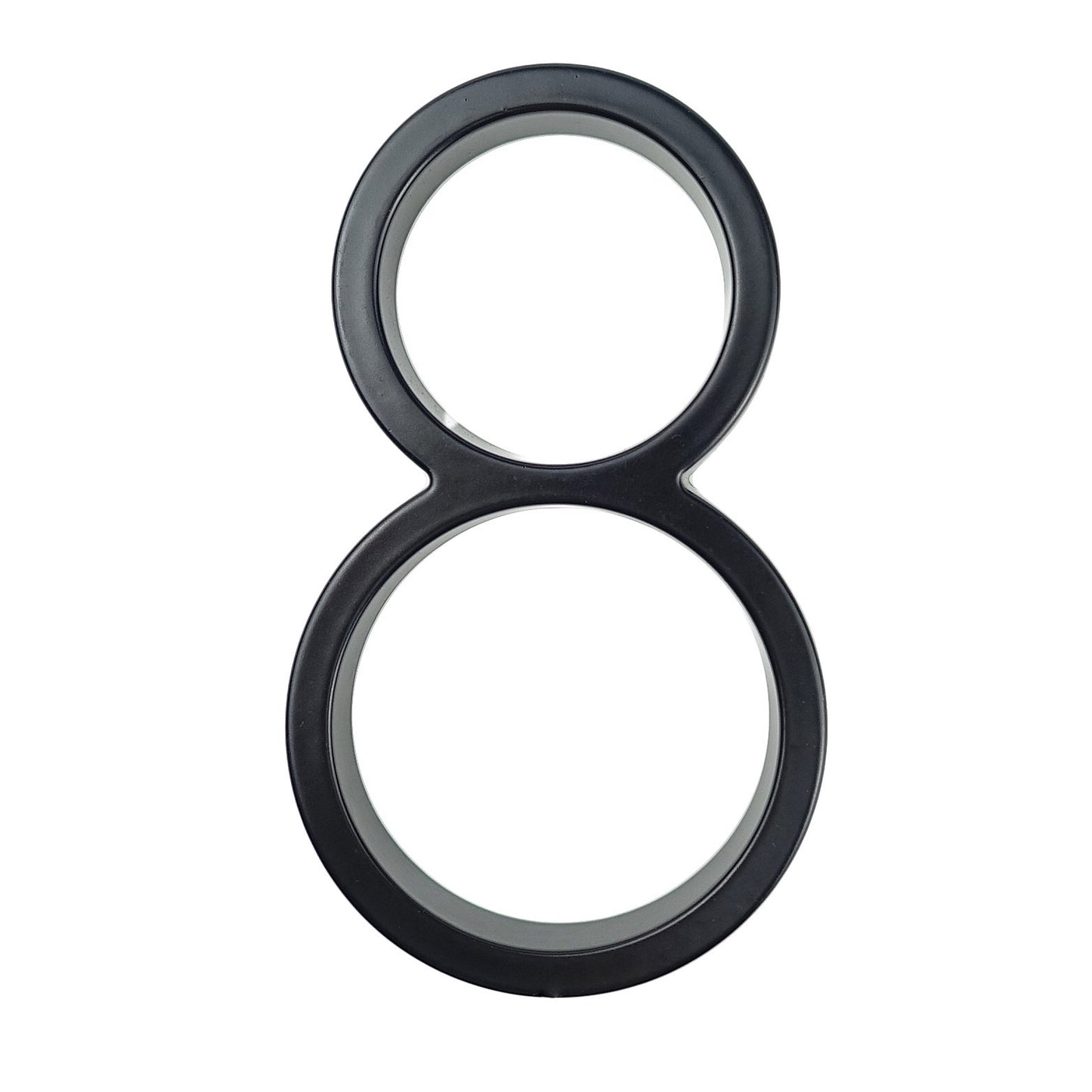 12CM Black 3D Three-dimensional Metal Digital Door Plate Number