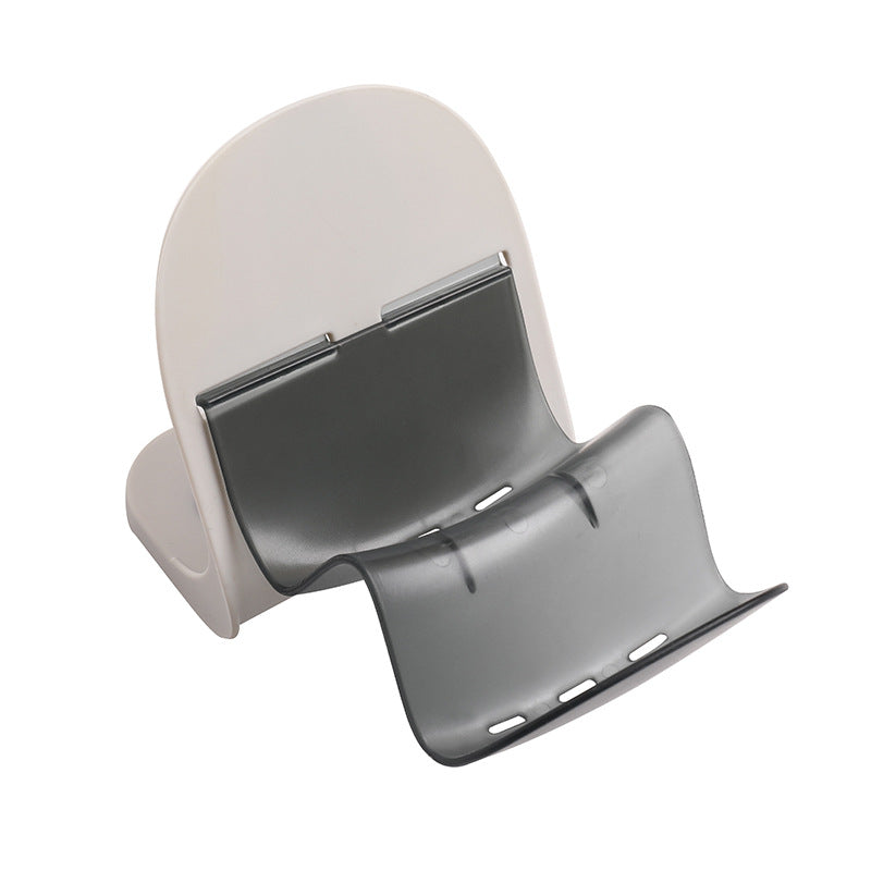 Suction Cup Soap Dish Free Perforated Soap Holder Draining Fragrance