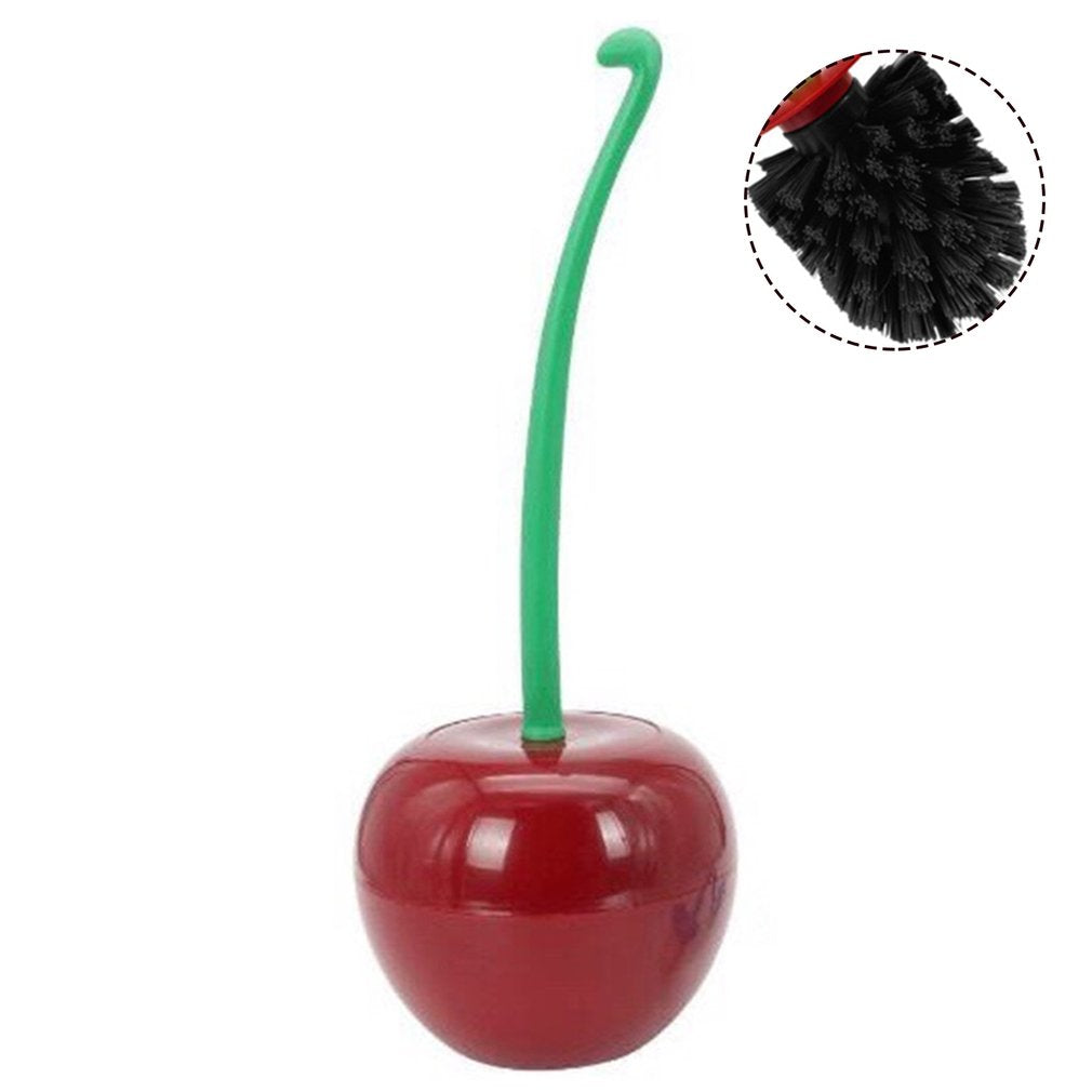 Long Handle Soft Hair Household Toilet Brush Cherry Toilet Brush