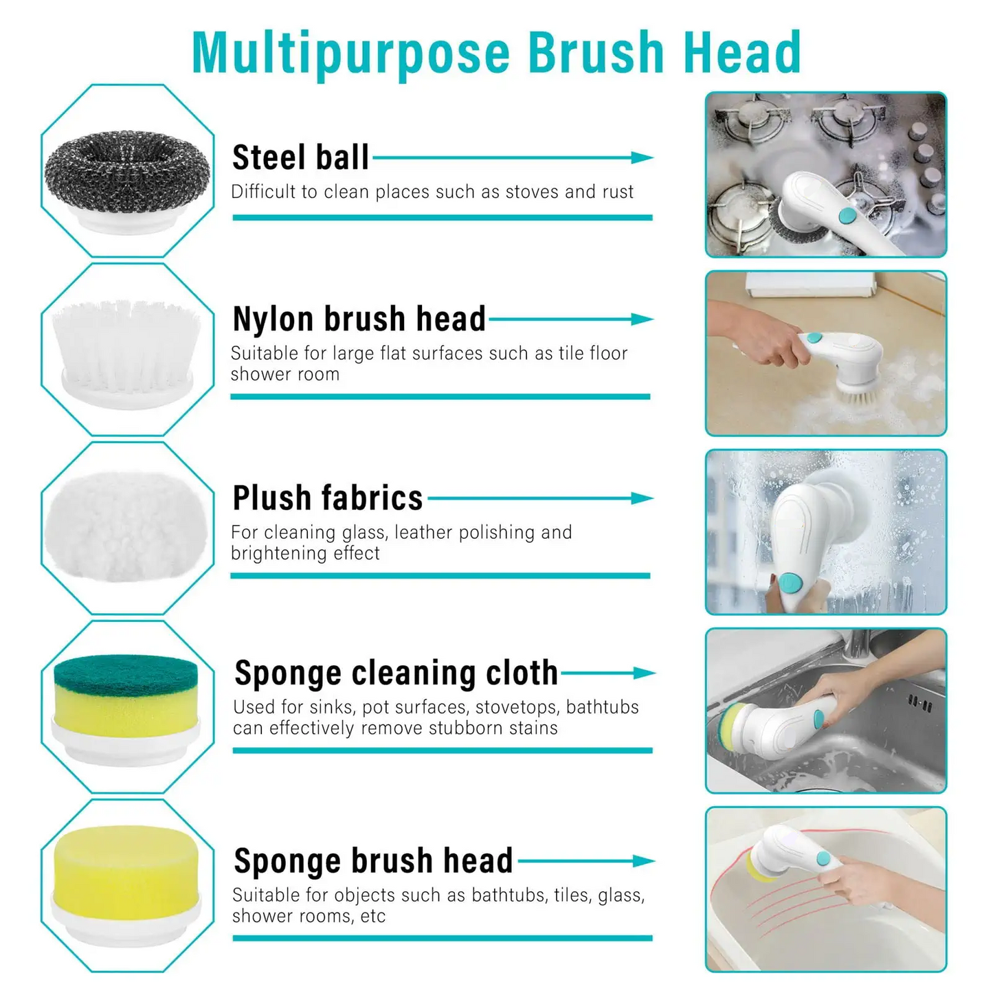 Multifunctional Electric Handheld Kitchen Household Dishwashing
