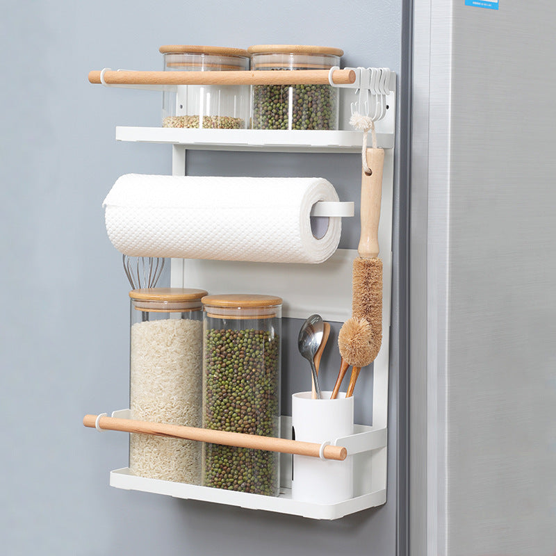 Multifunctional Hanger For Kitchen Sidewall Shelf
