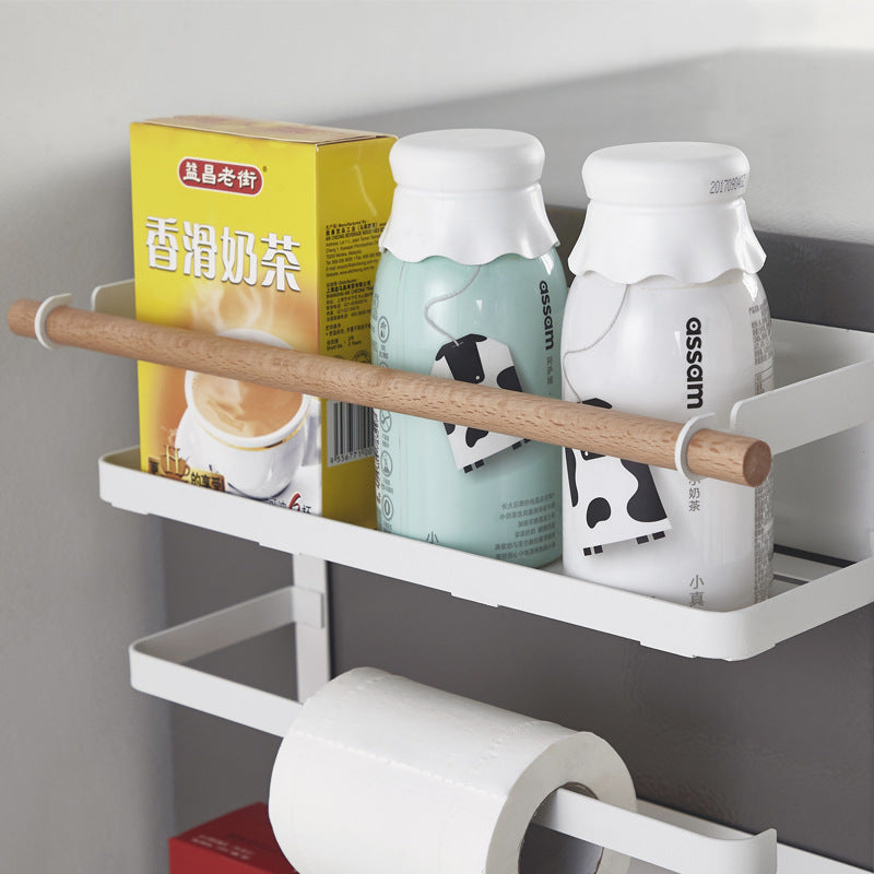 Multifunctional Hanger For Kitchen Sidewall Shelf