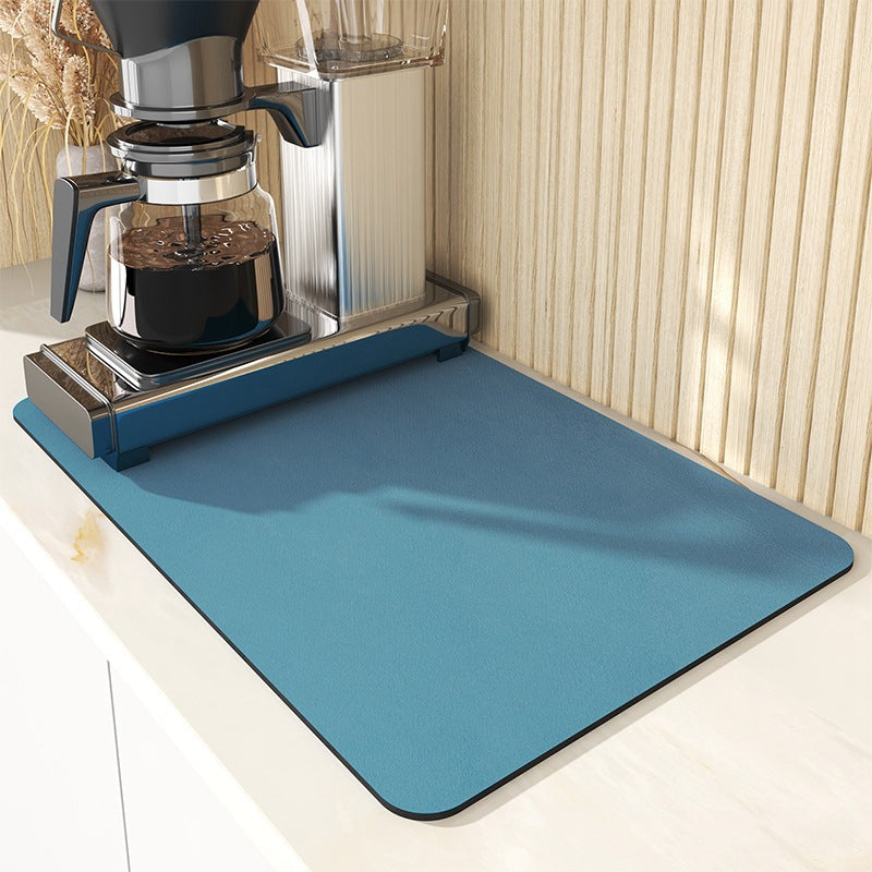 Skin Drain Pad Rubber Dish Drying Mat Super Absorbent Drainer
