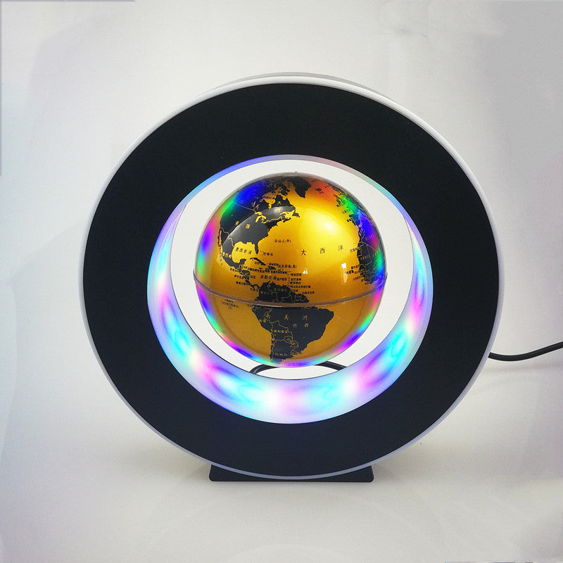 Magnetic Levitation Globe Rotating Luminous European-style Decoration