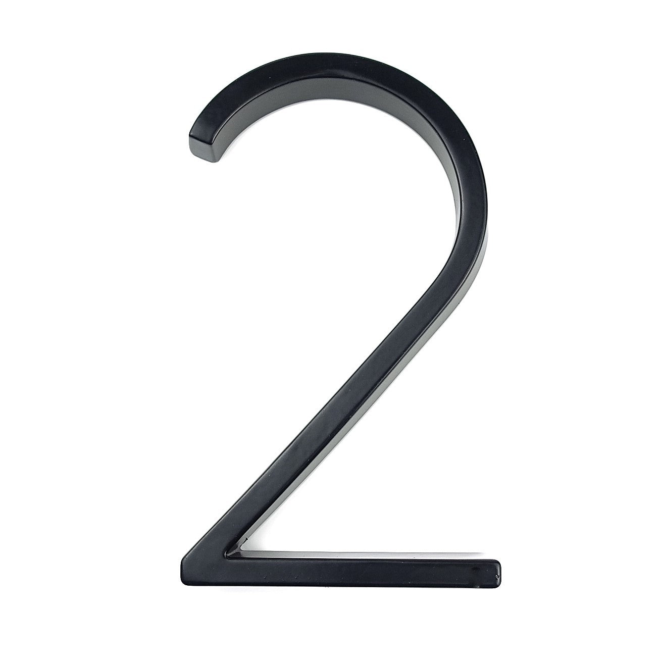 12CM Black 3D Three-dimensional Metal Digital Door Plate Number