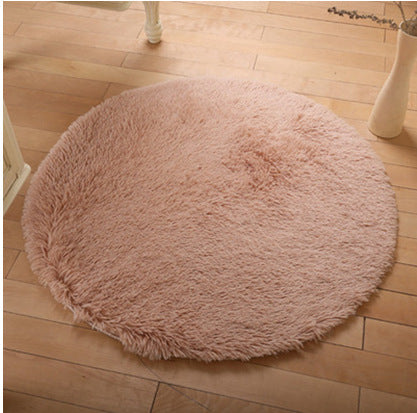 Fluffy Round Rug Carpets For Living Room Decor Faux Fur Carpet