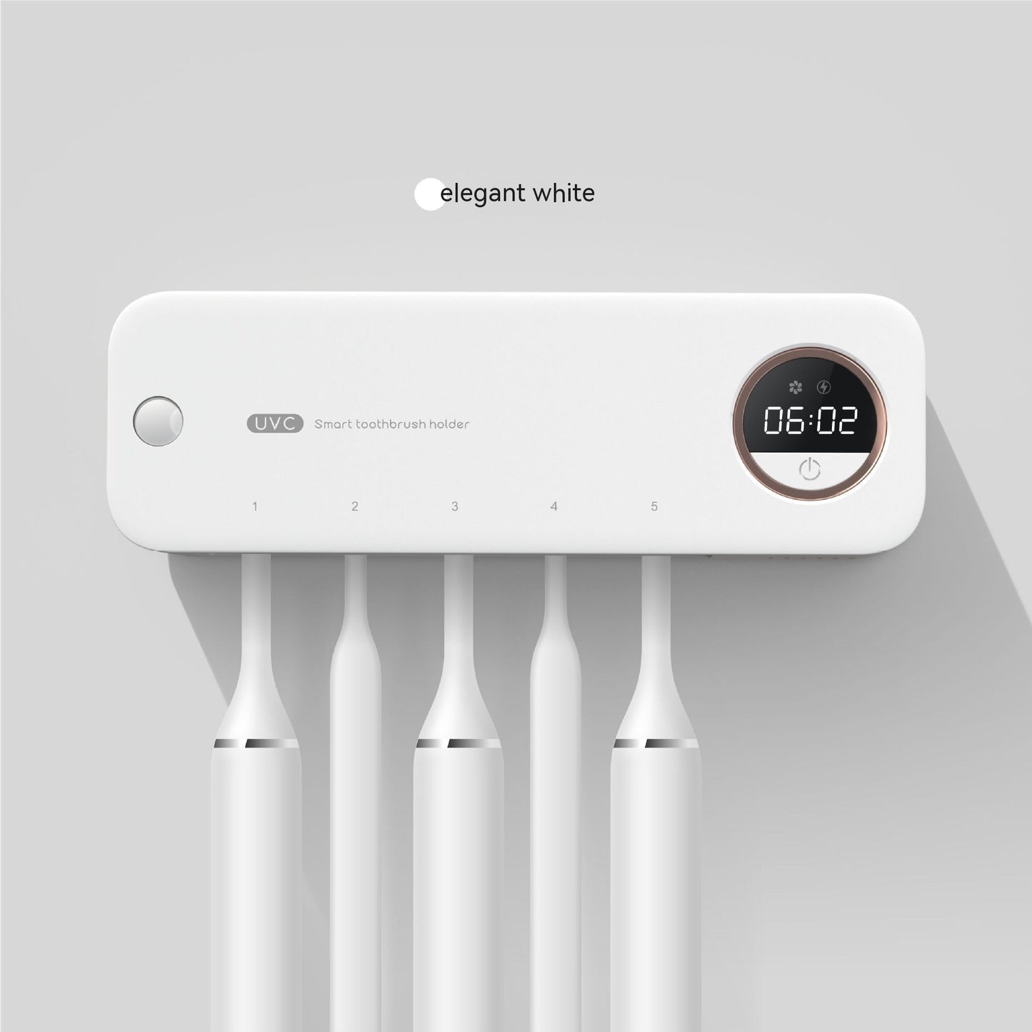 Smart Toothbrush Sterilizer 2-in-1 UV Disinfection