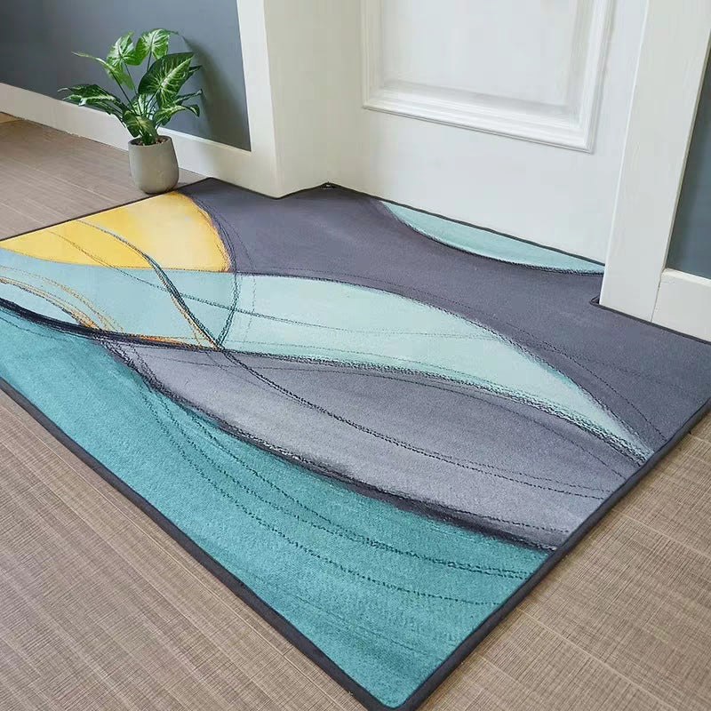 Modern Minimalist Home Entrance Floor Mats Custom Human Door Mats