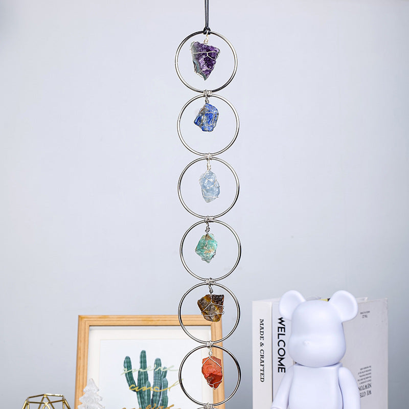 Home Fashion Crystal Original Stone Wind Chime Pendant