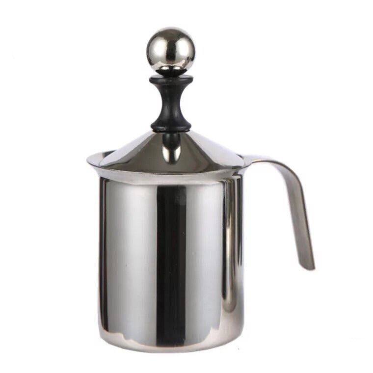 400ml Cappuccino Japanese Style Double Strainer Manual Milk Foam Coffee