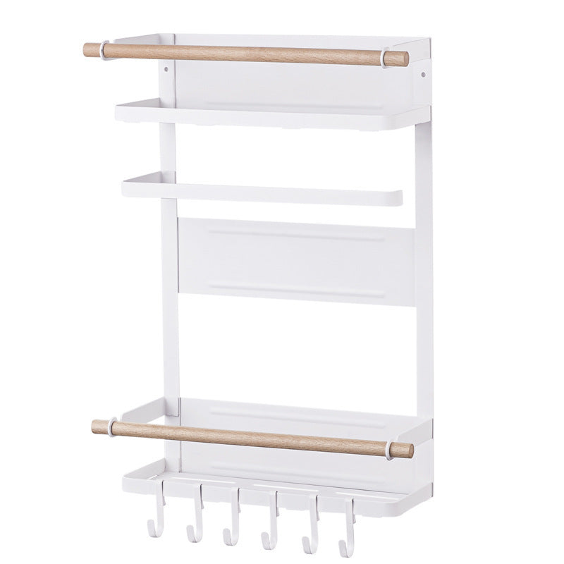 Multifunctional Hanger For Kitchen Sidewall Shelf