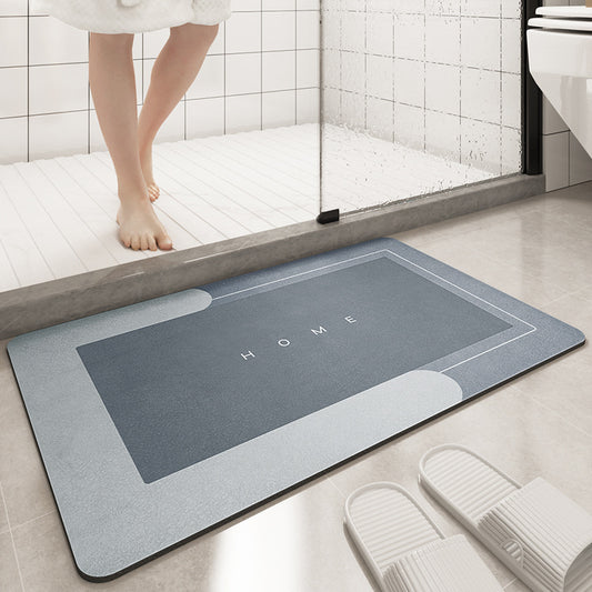 Cushion Bathroom Sliding Door Floor Foot Mat