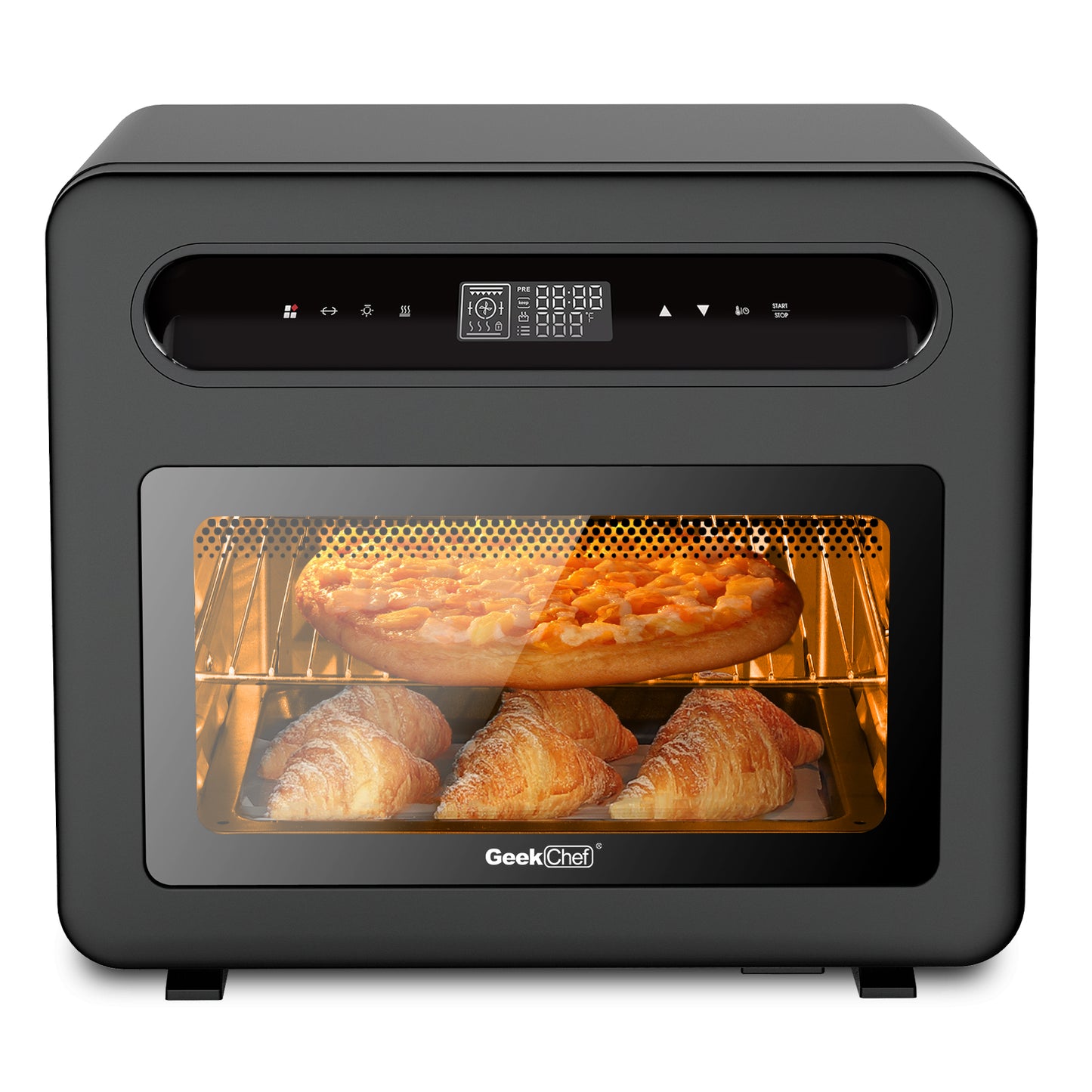 Air Fryer Toast Oven Combo Steam Convection Oven Countertop