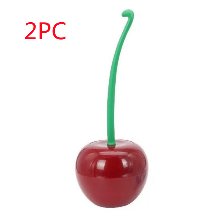 Long Handle Soft Hair Household Toilet Brush Cherry Toilet Brush