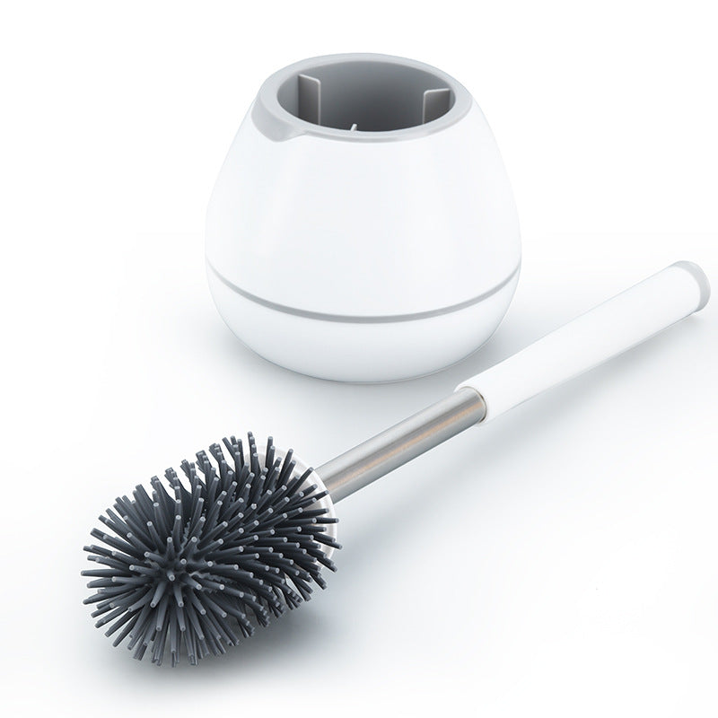 Portable Toilet Brush With Soft Bristles