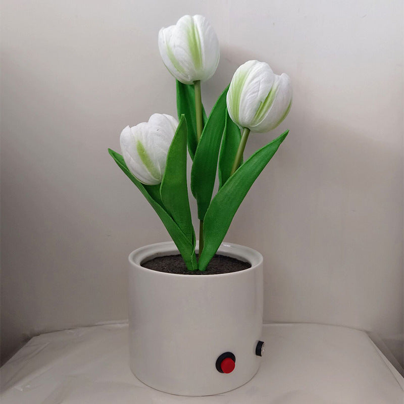 LED Tulip Night Light Simulation Flower Table Lamp LED Lights