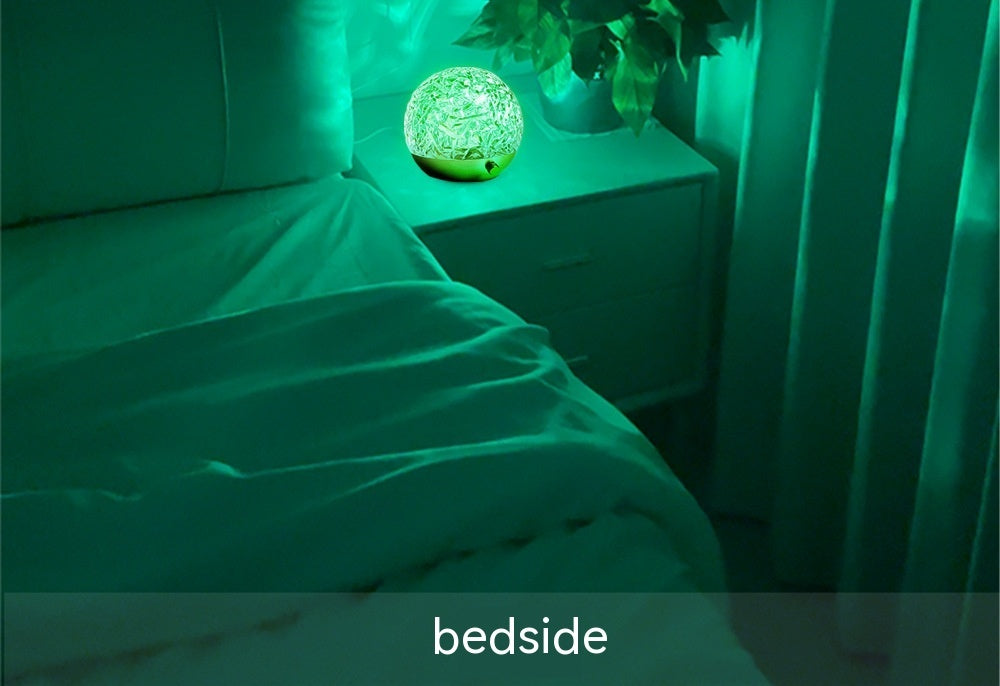 New Water Ripple Projector Night Light Crystal Mood Lamp Bedside