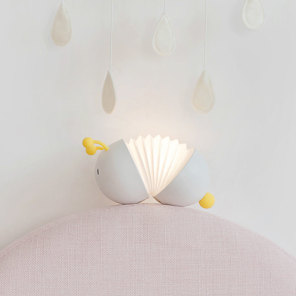 Creative Caterpillar Night Light Bedside Lamp LED Bedroom Light