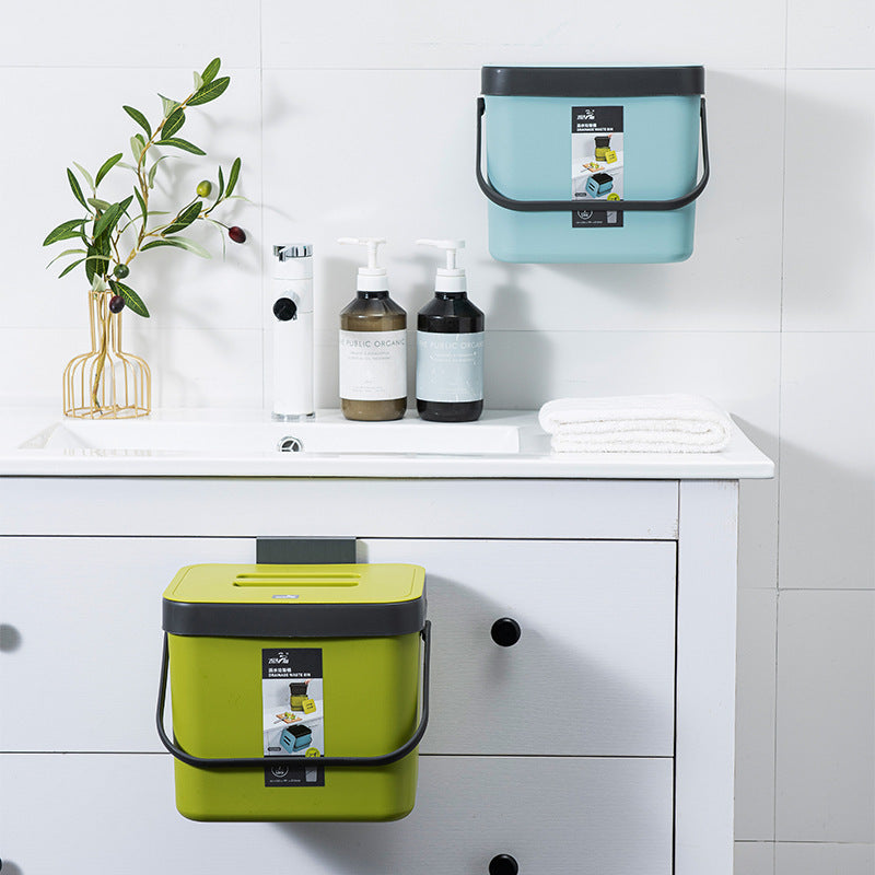 Nordic Style Ins Kitchen Bathroom  Bedroom Hanging Trash Can