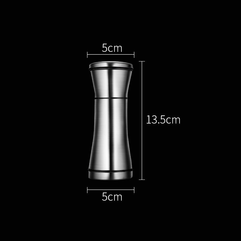 Black pepper grain grinder manual household kitchen glass seasoning bottle