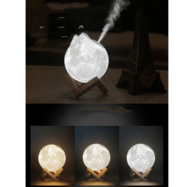 Lunar Humidifier Night Light Bedroom Household Aromatherapy