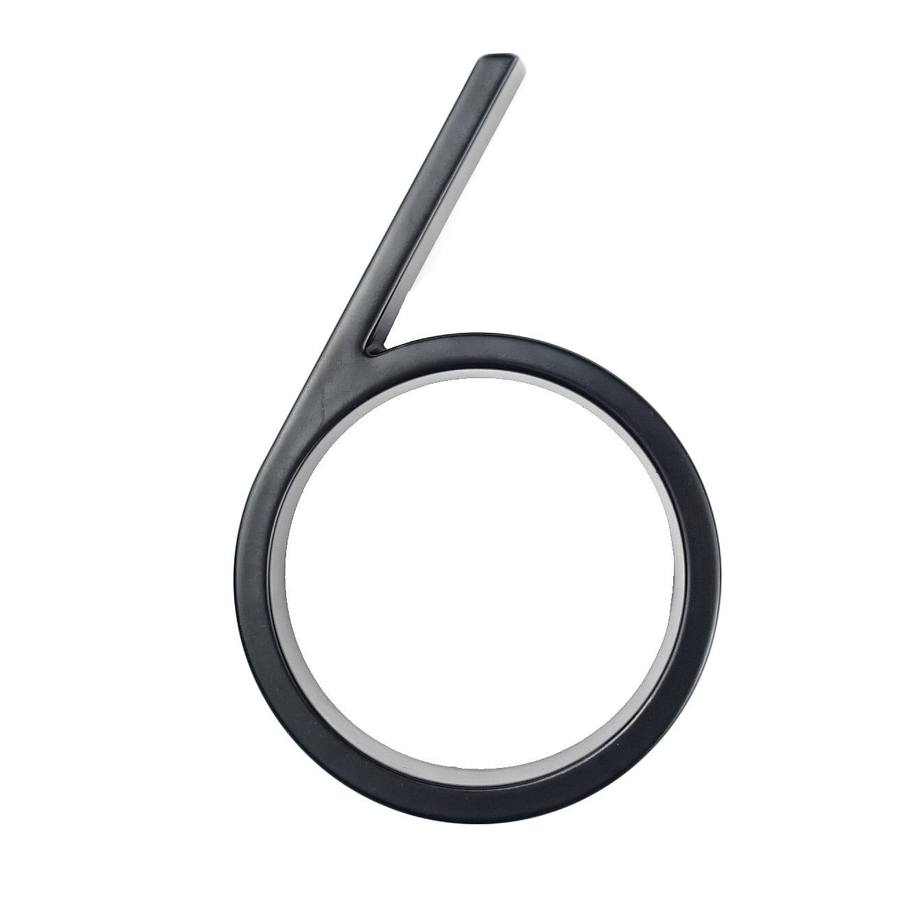 12CM Black 3D Three-dimensional Metal Digital Door Plate Number