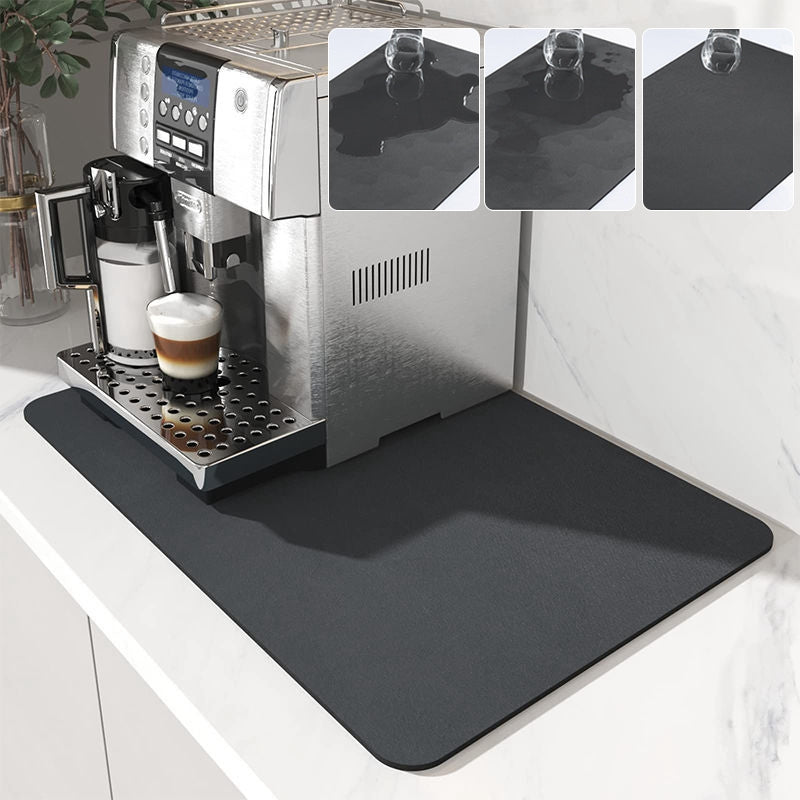 Skin Drain Pad Rubber Dish Drying Mat Super Absorbent Drainer