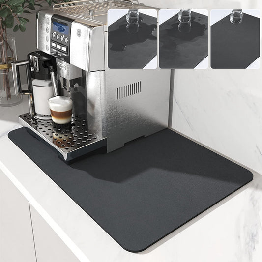 Skin Drain Pad Rubber Dish Drying Mat Super Absorbent Drainer