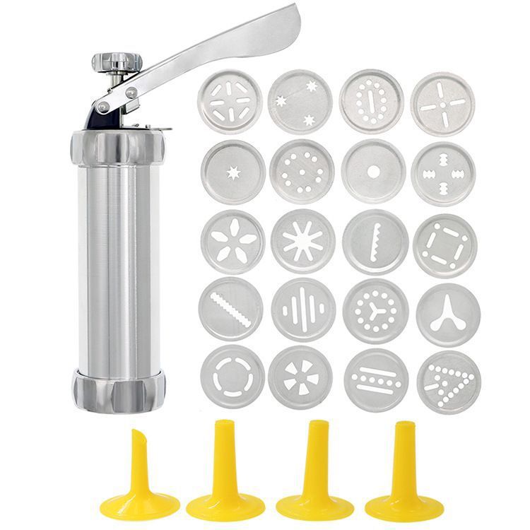 Cookie Press Gun And Icing Set Alloy Churro Maker