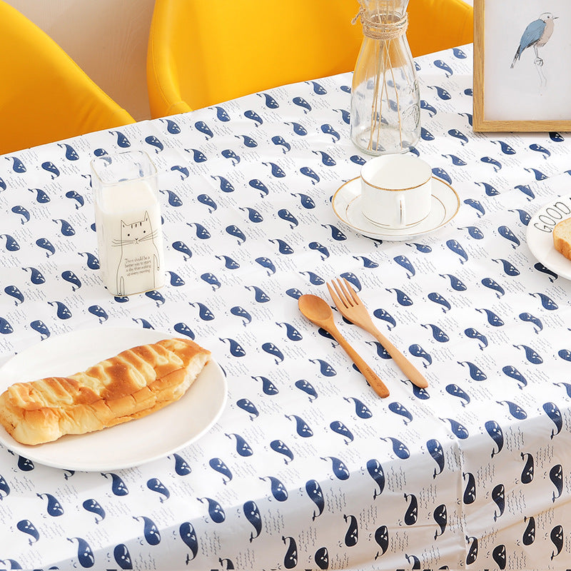 Pastoral waterproof and oil-proof table cloth disposable tablecloth