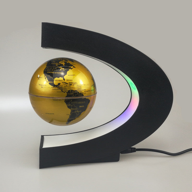 Magnetic Levitation Globe Rotating Luminous European-style Decoration