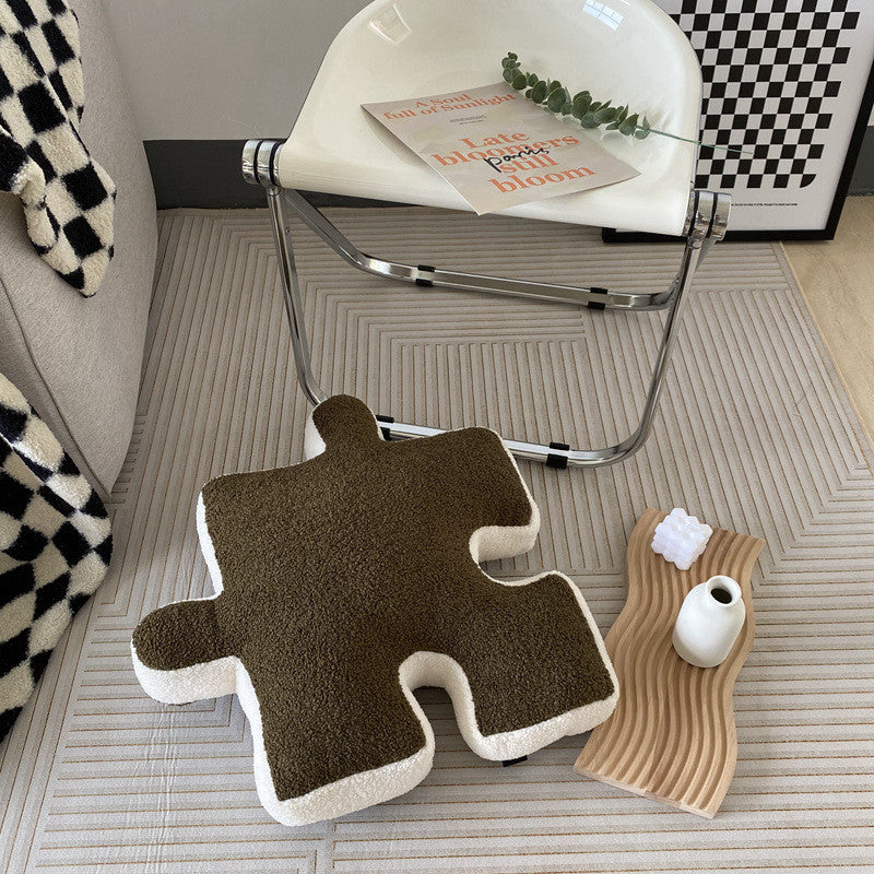 Fashion Stuffed Creative Puzzle Shaped Pillow