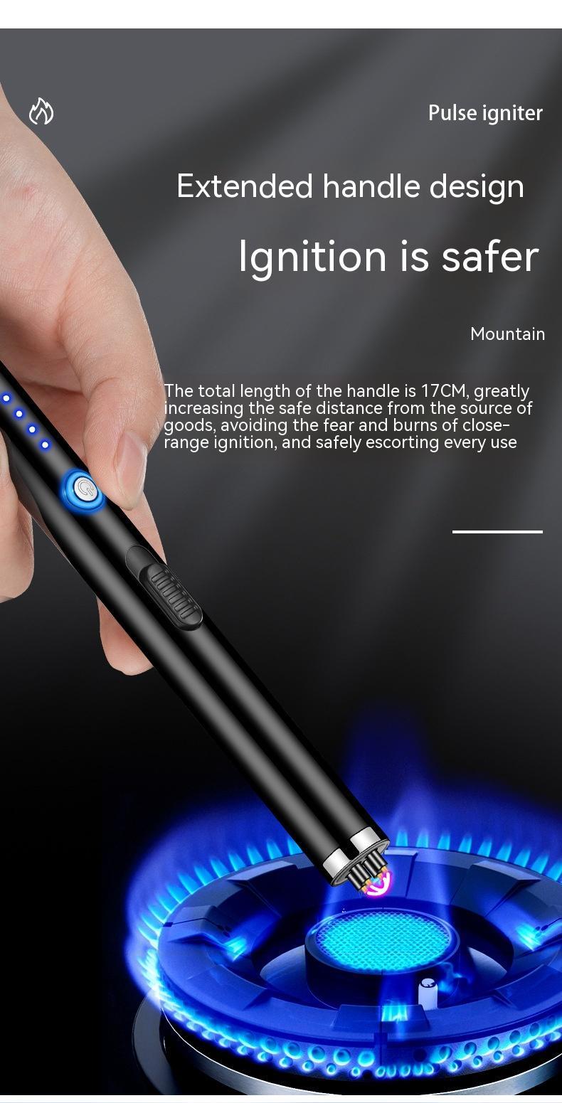 Strong Double Safety Windproof Burning Torch Kitchen Natural Gas Range Igniter