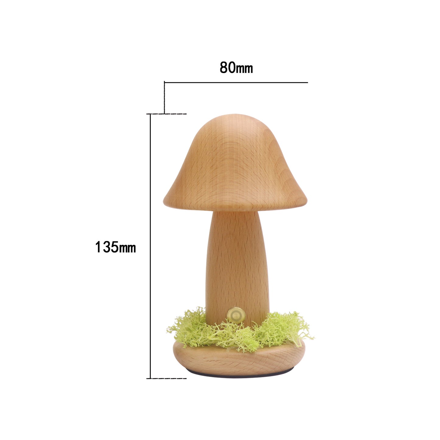 Twist Head Mushroom Small Night Lamp Warm Light Touch Home Decor